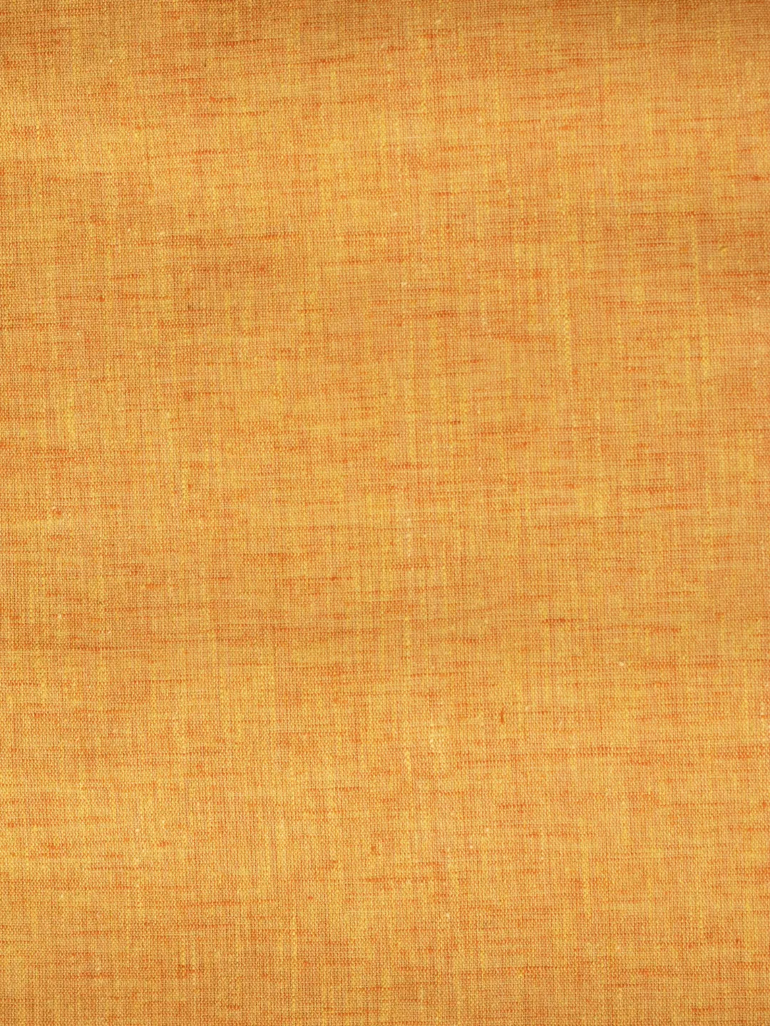 Light Orange Color Plain Traditional Khadi