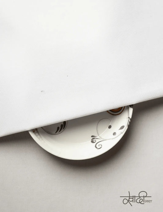 Khadi Pant Cloth in White Color (KP-201)