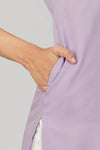 Women's Khadi Long Kurti Lavander