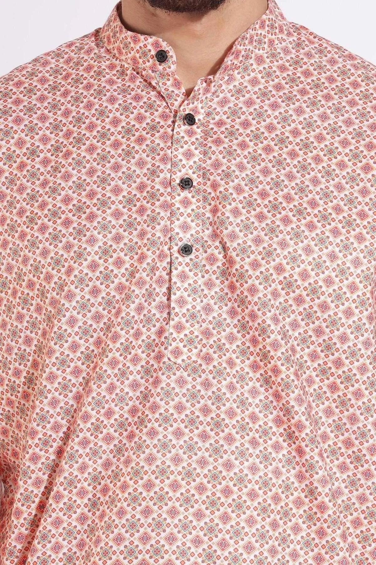 Exotic Print Pink Color Kurta