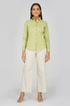 Women's Khadi Shirt Sage Green