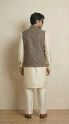 Dusty Brown Signature Nehru Fit Jacket | 100% Woolen