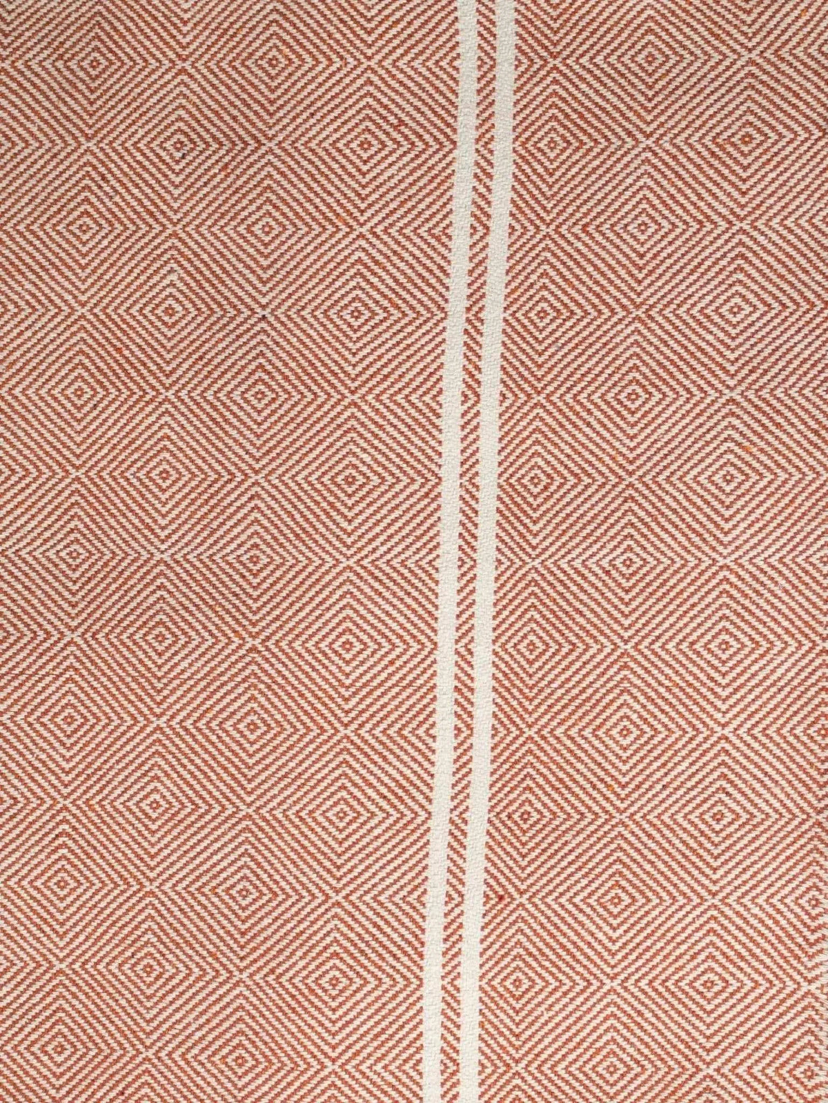 HAND WOVEN KHADI KHES, BLANKETS, THROW IN LIGHT ORANGE COLOR- ALL WEATHER