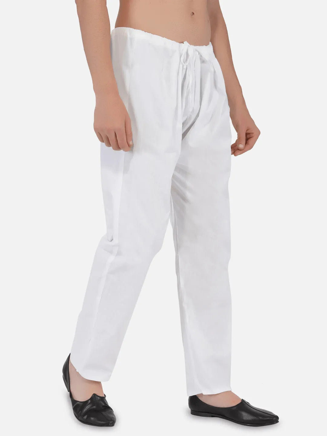 White Khadi Cotton Pajama