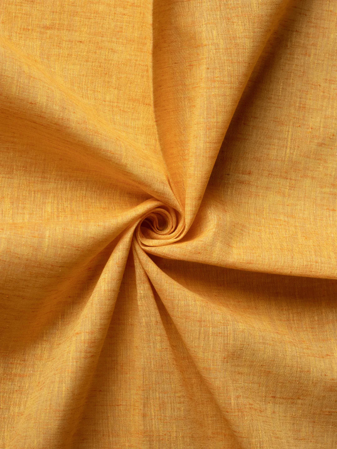 Light Orange Color Plain Traditional Khadi