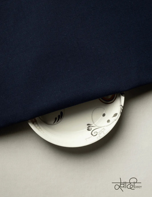 Khadi Pant Cloth in Blue Color (KP-207)