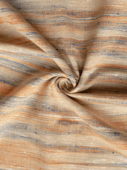 Golden Color Traditional Pattern Khadi Fabric (86 Centimeter Width)