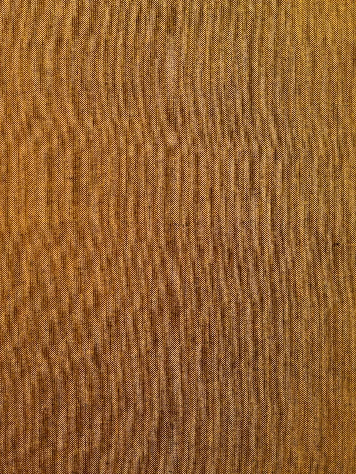 Mustard Color Traditional Pattern Cotton Khadi Fabric