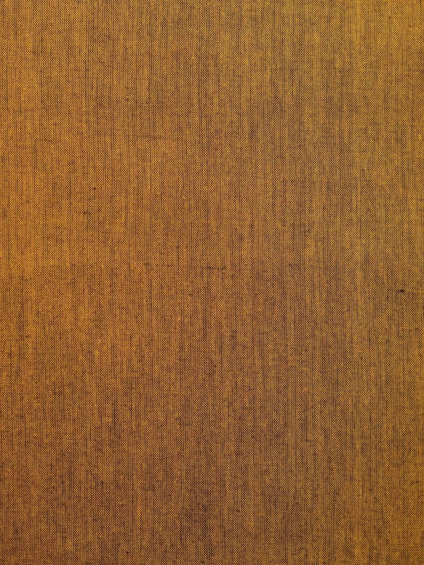 Mustard Color Traditional Pattern Cotton Khadi Fabric