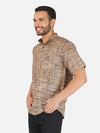 Pure Khadi Short Kurta in Coffee Color