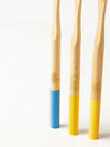 Premium Bamboo Toothbrush with Charcoal Activated Bristles Pack Of 4