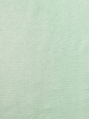 Small Plain Line White & Green Traditional Khadi Fabric