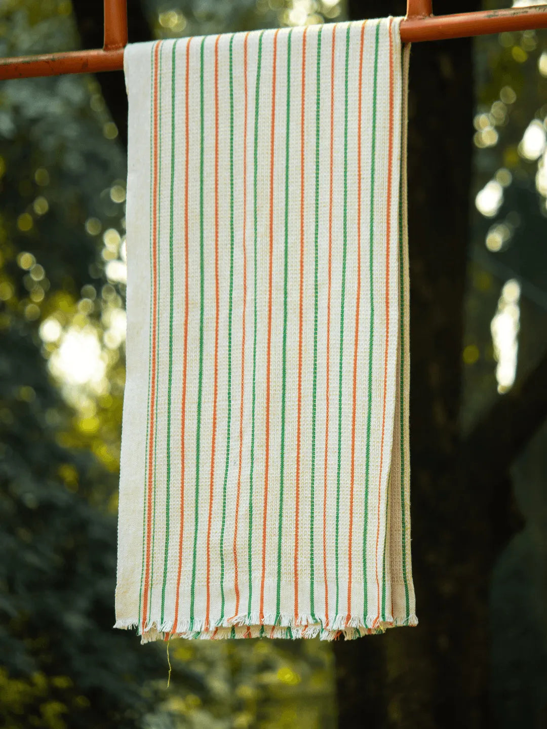 100% Cotton Khadi Towel Off White Color