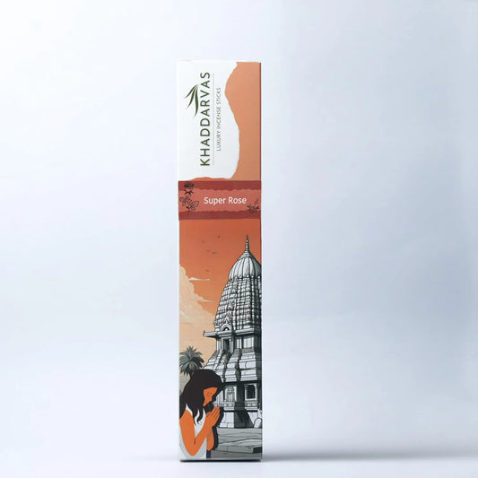 Super Rose Incense Sticks for Pooja | Refreshing Long-Lasting Aroma