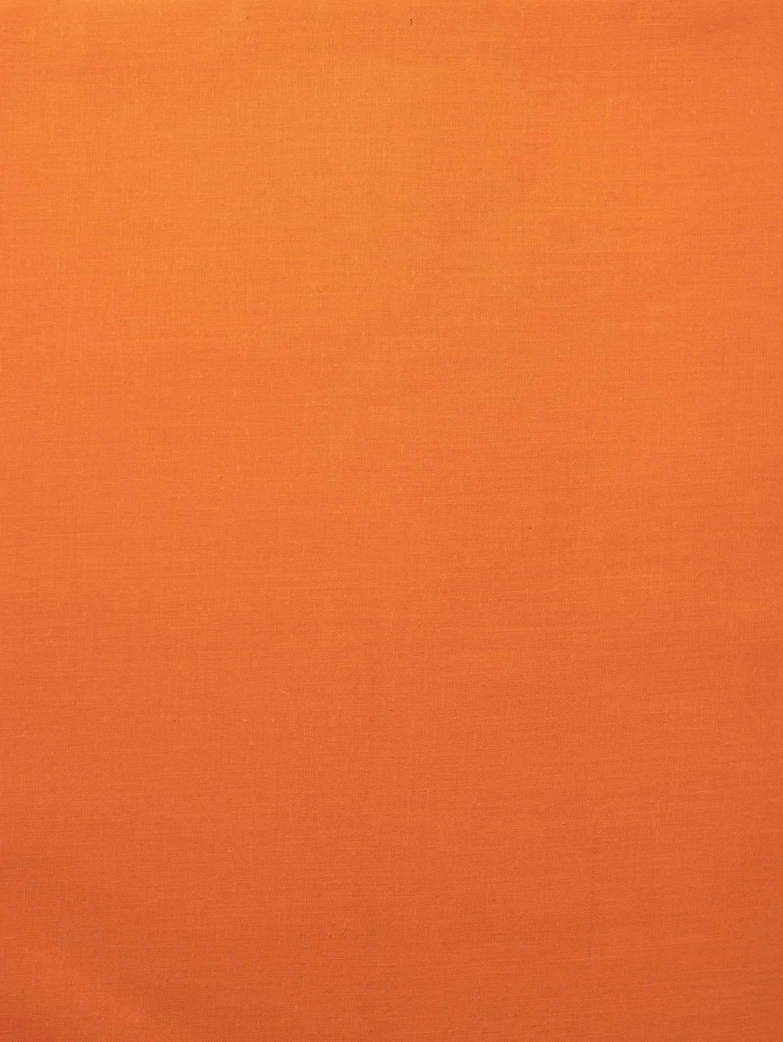 Saffron Colour Plain Fine 100% Khadi Fabric