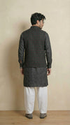 Reversible Coal Nehru Fit Jacket | 100% Woolen