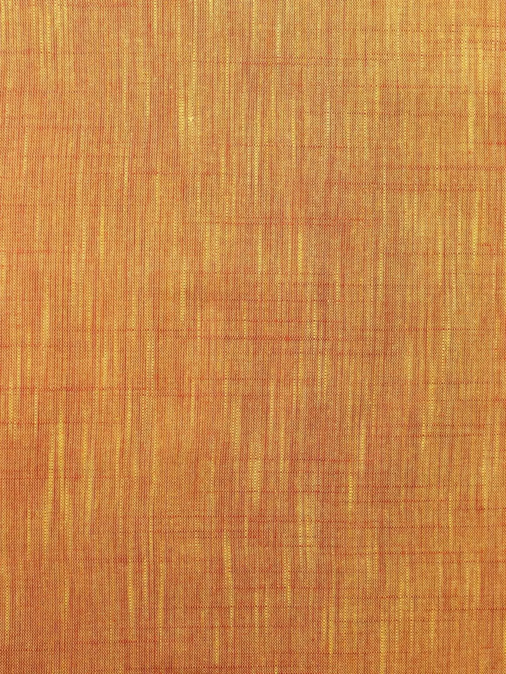 Light Orange Color Traditional Pattern Cotton Khadi Fabric