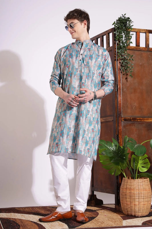 Elegant Print Kurta