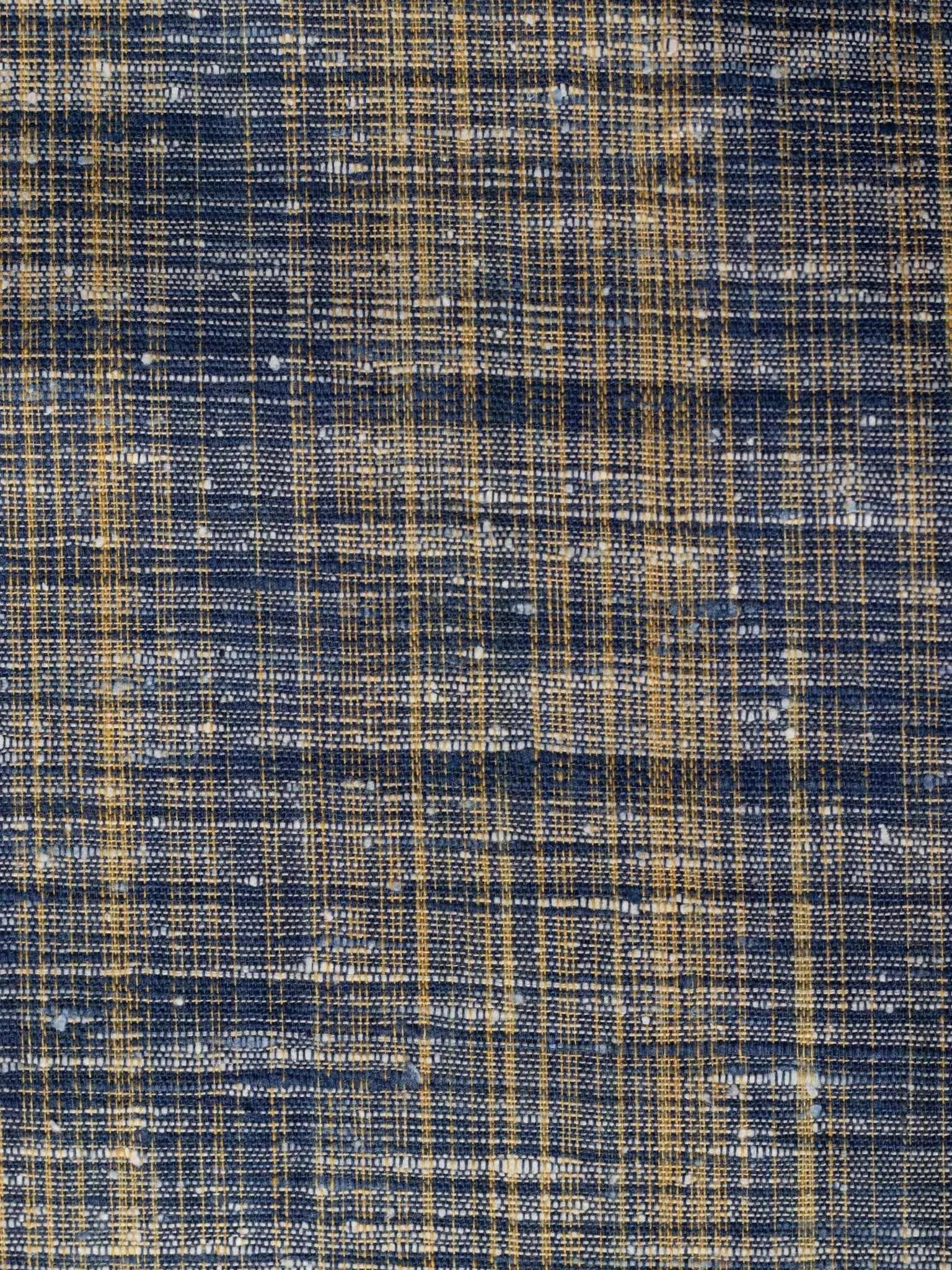 Unique Blueish Traditional Cotton Khadi Fabric