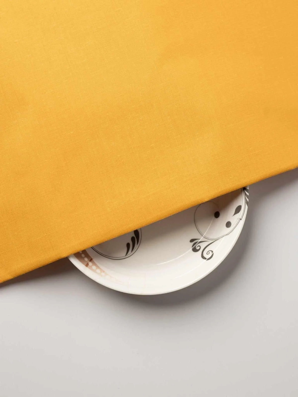 Yellow Colour Plain Fine 100% Khadi Fabric