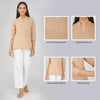 Women's Khadi Short kurti Beige Brown