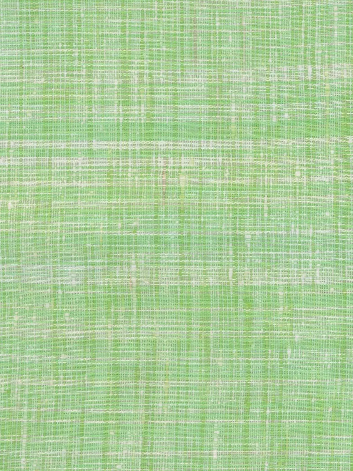 Green Color Self Pattern Traditional Khadi Fabric