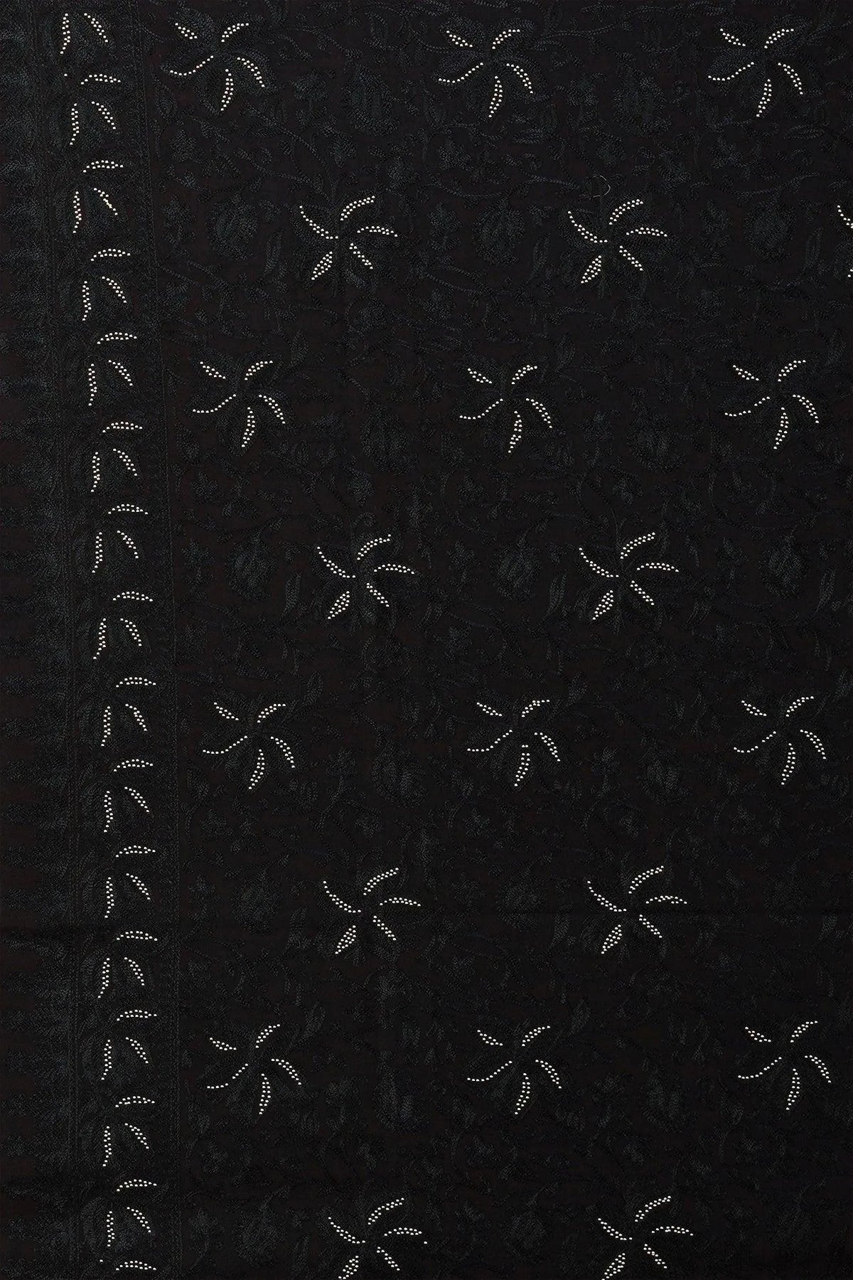 Handwoven Ethnic   Embroidered Pure Woolen Shawl ST-10