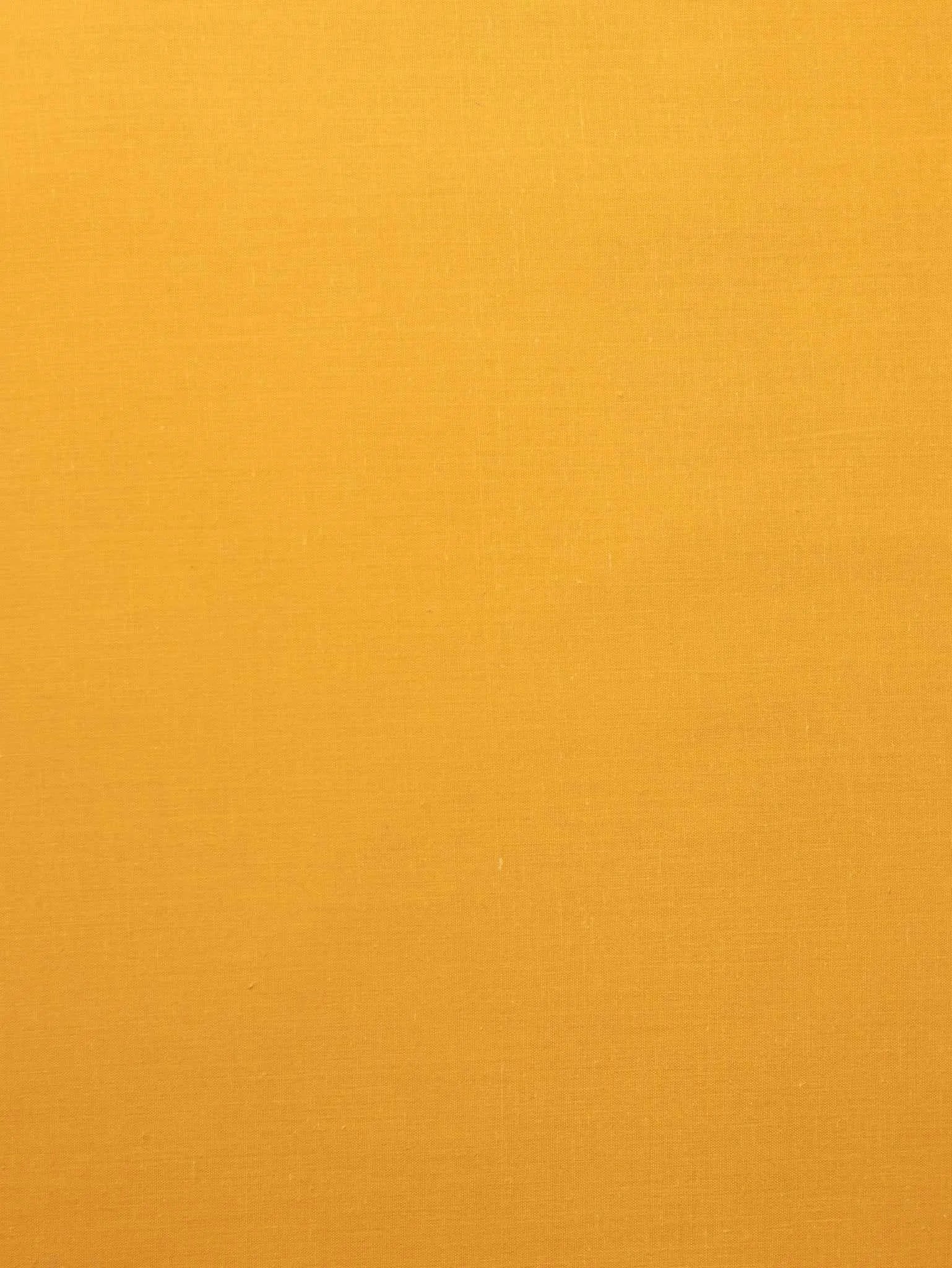 Yellow Colour Plain Fine 100% Khadi Fabric