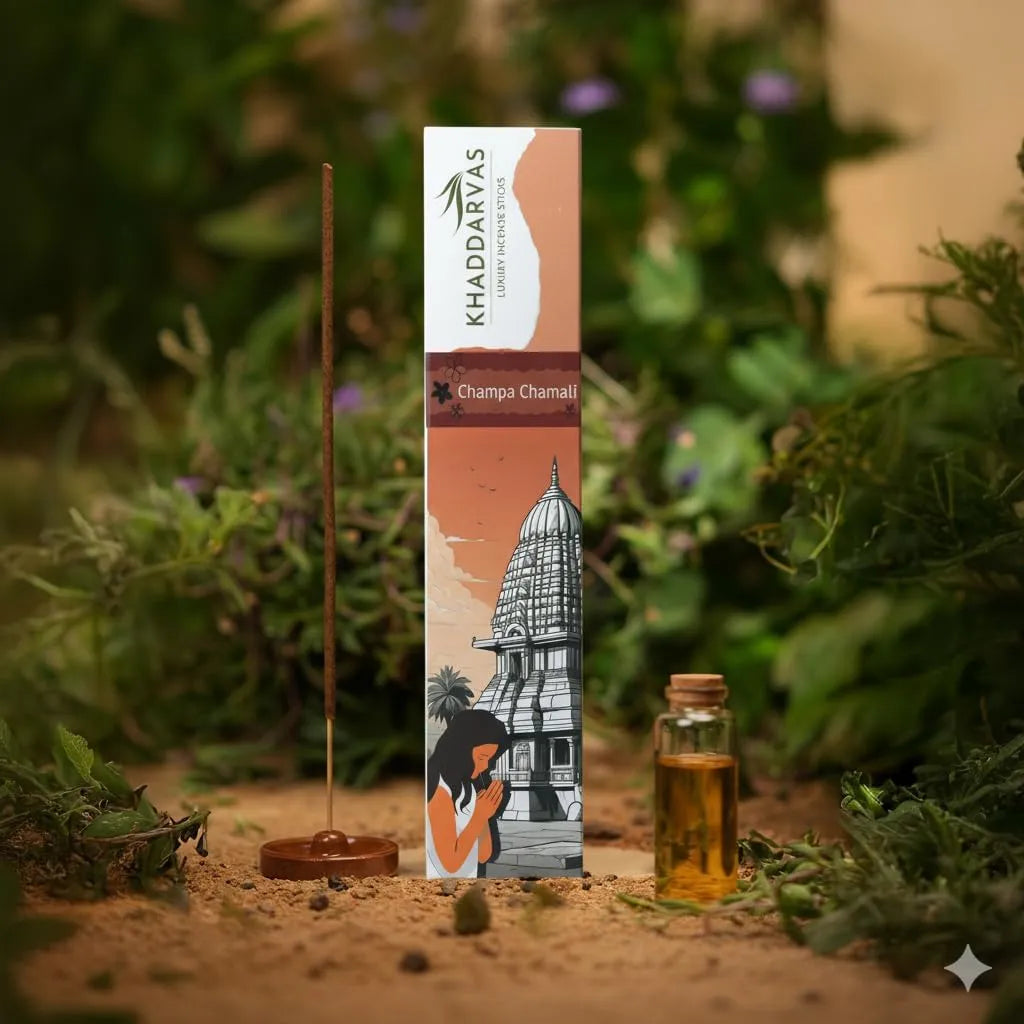 Champa Chameli Incense Sticks for Pooja | Refreshing Long-Lasting Aroma