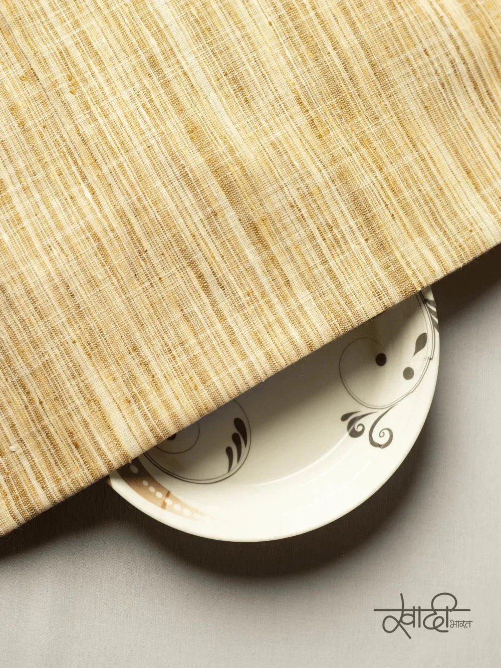 Exotic And Stylish Traditional Pattern Khadi Fabric