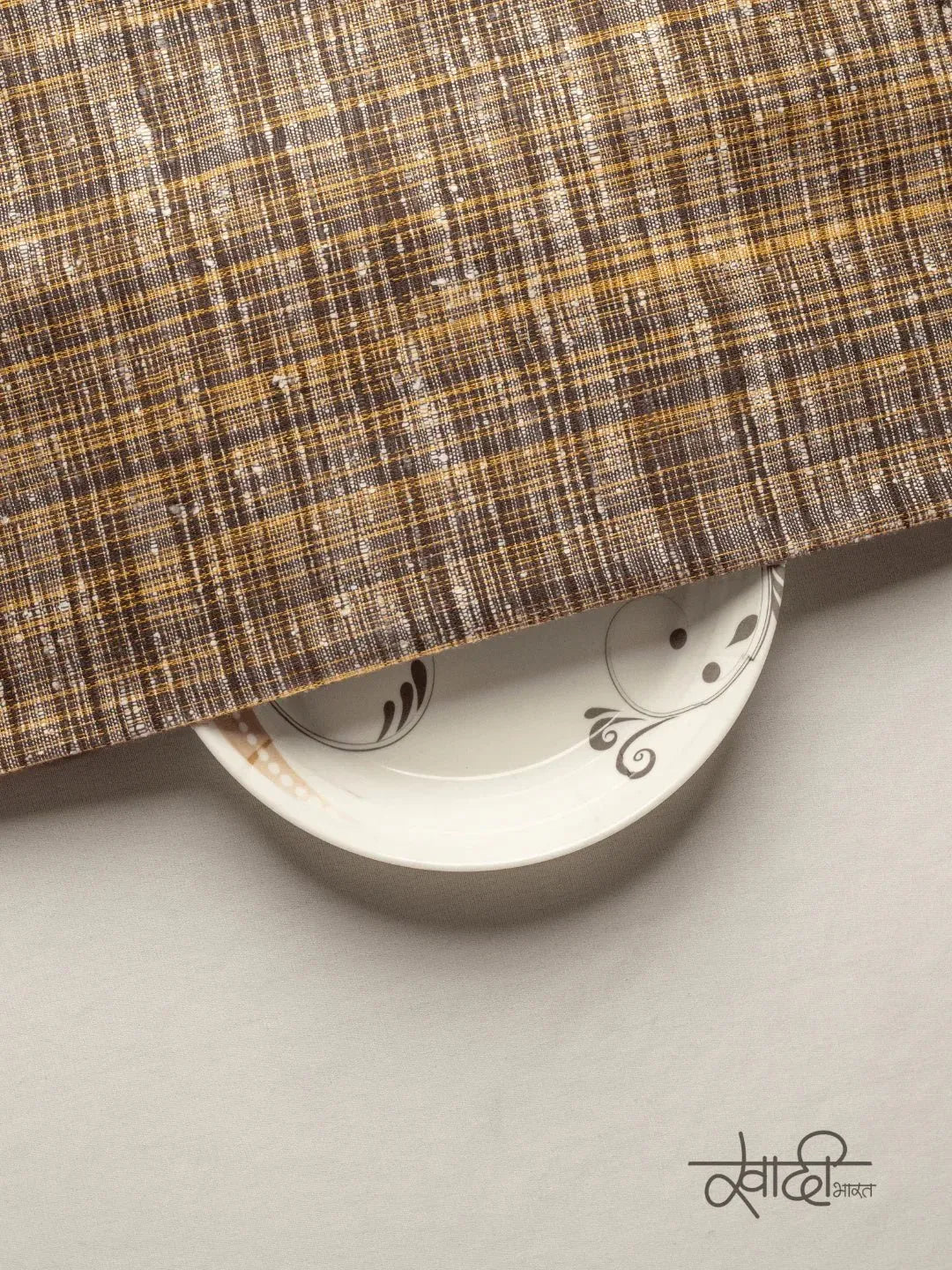 Fabulous Traditional Pattern Khadi Fabric