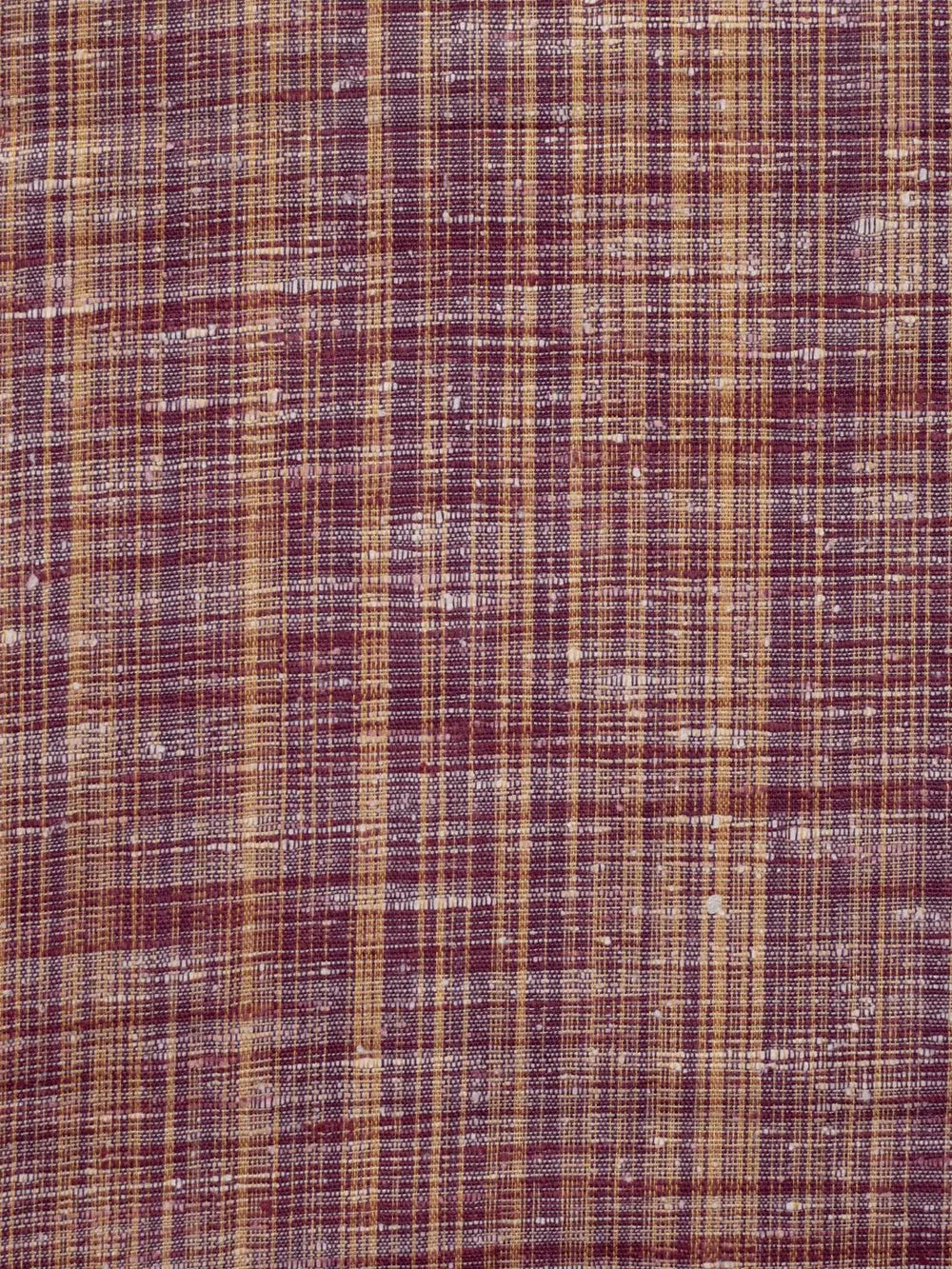 Ethnic Maroon Self Pattern Pure Khadi Fabric