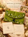Reusable Bel Buti Khadi shagun envelope as a keepsake