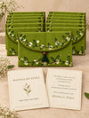 Bel Buti Khadi shagun envelope bundle with personalised wishes cards