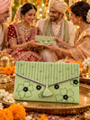 Dhaani Khadi shagun envelope at an Indian wedding