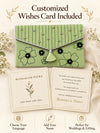 Customised wishes card included with Khadi shagun envelope