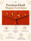 Premium Khadi shagun envelope features