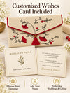 Customised wishes card included with Khadi shagun envelope