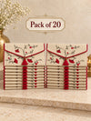 Gulmohar Khadi shagun envelopes pack of 20