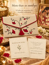 Reusable Gulmohar Khadi shagun envelope as a keepsake