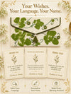 Personalised wishes card in Hindi, English and Punjabi with name