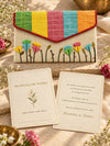 Khadi shagun envelope with Mangalam Patra wishes card