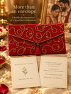 Reusable Lehar Khadi shagun envelope as a keepsake
