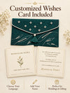 Customised wishes card included with Khadi shagun envelope