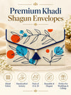 Premium Khadi shagun envelope features