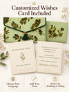 Customised wishes card included with Khadi shagun envelope
