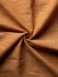 Light Golden Brown Plain Traditional Khadi Fabric