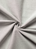 Small Plain Line White & Grey Traditional Khadi Fabric