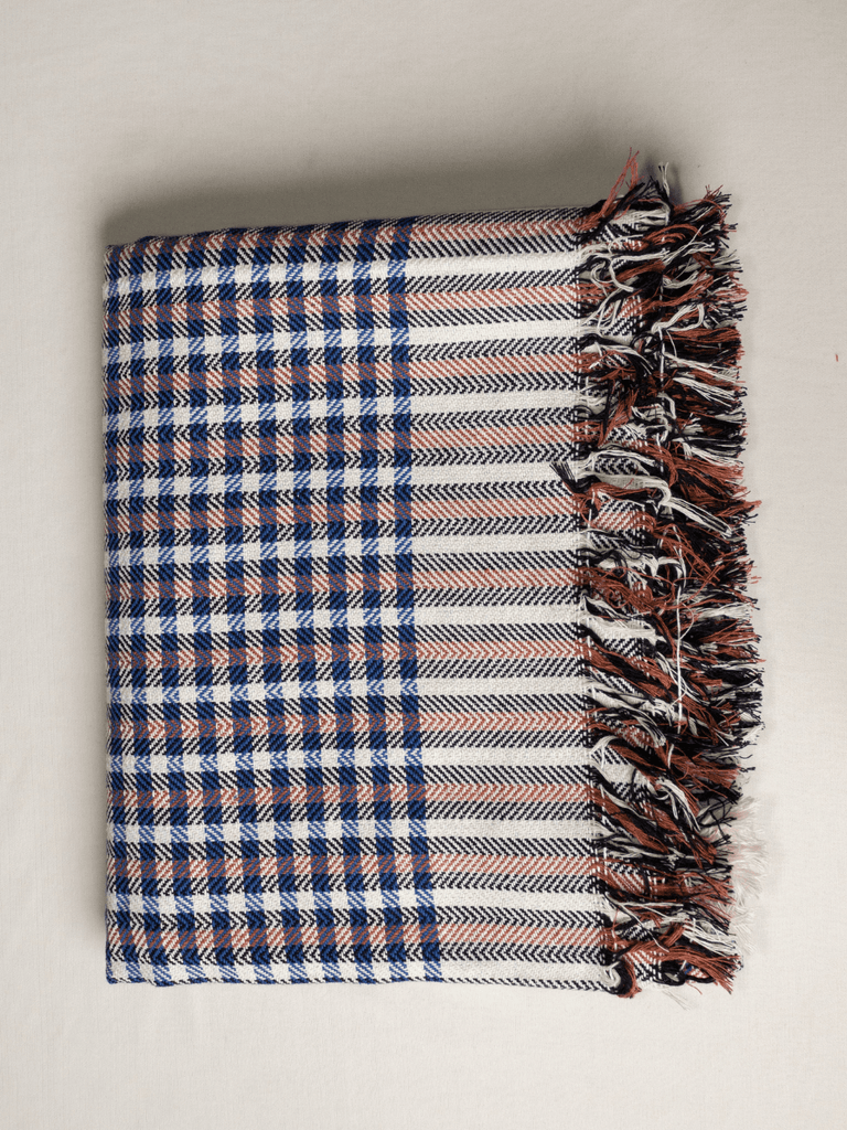 All Season Hand Woven Khadi Blankets, Khes, Throw Pack of One